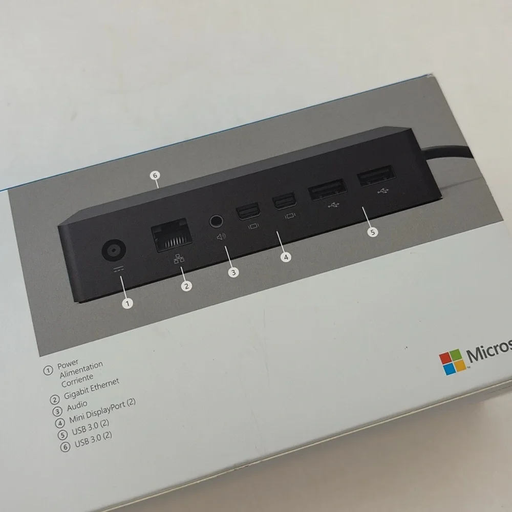 New Microsoft PD9-00003 Surface Docking Station Pro4 New Open‎ Box